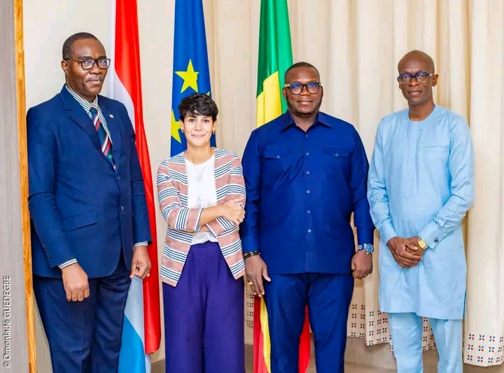 Le Maire reçoit les responsables de la plateforme Abomey City — 22 avril 2026